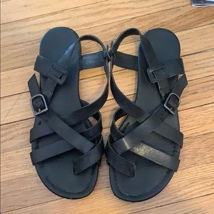 Franco Sarto leather gladiators